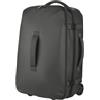 Tucano, Gommo Trolley Bagaglio a Mano 53x39x25 cm, Valigia Cabina con Porta PC per Laptop 15.6 e MacBook 16, Trolley in Materiale Gommato Water Resistant con Ruote e Maniglia Telescopica, Nero
