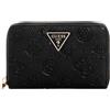 GUESS Portafoglio donna Cresidia SLG zip around black AS25GU43 PG9349140