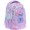 Maricart | Zaino Scuola Elementare per Bambini 32x21x42 cm Zainetto da Bambina o Bambino con 2 Compartimenti e Chiusura a Zip - Stitch