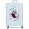 Disney Frozen Trust your journey Valigia media Azzurro 48x64x26 cms Rigida ABS Chiusura a combinazione numerica 61L 3,4Kgs 4 doppie ruote