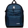 Invicta Zaino BLOW UP PLAIN, Blu - Doppio Scomparto, Tasca Porta Borraccia, Tasca Porta PC - Cinghia in Vita Regolabile Rimovibile - Zaino Scuola, Viaggio, Lavoro & Tempo Libero