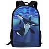 Showudesigns Zaino per la scuola per bambini con bella stampa di animali e tasca per la bottiglia, One Size