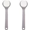 HIXNUG 2 pezzi applicatore di lozione per la schiena manico lungo applicatore lozione spugna bagno spazzola crema applicatore manico lungo