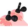 SAUVASFZ 2 Pezzi Ventosa per capezzoli Rotanti Giocattoli per capezzoli Sessuale femminile Gioco per capezzoli Ventosa per capezzoli Piacere femminile Stimolazione del seno femminile Divertimento Pompa