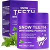 ZTSMSWY Polvere sbiancante dei denti 35 g - Sbiancamento dei denti - Rimozione della placca per denti - Sapore di menta fresca, forte rimozione delle macchie, sbiancamento dei denti, cura delicata delle