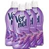 Vernel Blu Oxygen Ammorbidente Concentrato (4 x 1716ml), per tutti i tessuti, Morbidezza Irresistibile e Freschezza di Lunga Durata