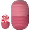 Shurzzesj Ice Face Roller viso, maschera facciale, rullo per ghiaccio facciale, rassodante viso, anti-invecchiamento, rassodare gli anelli scuri, riduce dolore muscolare, silicone riutilizzabile per viso