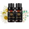 Aphrosmile Aphorsmile EU, olio essenziale puro e naturale al 100%, camomilla/gelsomino, 2 flaconi da 10 ml, migliore effetto di prevenire le allergie, allevia la flattulenza, aiuta la digestione