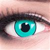 Meralens Lenti a Contatto Colorate Gaara verde turchese nero - Heroes Of Cosplay con porta lenti a contatto - ideali per Manga Anime Sharingan Halloween - Durata 1 Anno - 1 Coppia senza correzione
