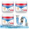 Topbashgo Dip Cleaner, Disgorgante Professionale Forte, Tubi e Scarichi Gel, Sblocca i tubi con un Detergente Schiumogeno per Scarichi e una Polvere per Dragare i Tubi (260g, unità, 3)