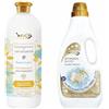 imi shop Detergente Bucato Laundry Professional, Cicli Brevi Profumati, Essenza Concentrata FRESH TOUCH, Fast Wash, 37 Lavaggi (Detersivo+Ammorb)
