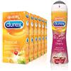 Durex Tropical Preservativi Aromatizzati alla Frutta, 36 Pezzi + Gel Lubrificante Very Cherry alla Ciliegia in REGALO
