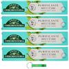 Beni Culinari - 4 x Dentifricio Purificante - Protezione gengive - Menta e Tè Verde - 75 ml + Portachiavi 0