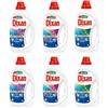 Dixan Detersivo Lavatrice Liquido, 2 Confezioni Classico + 2 Confezioni Color + 2 Confezioni Lavanda, 6 x 22 lavaggi - 132 Lavaggi. Rimuove le macchie da 20°C