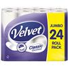 Mr Loo Roll 24 rotoli di carta igienica trapuntata in velluto.