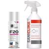 Magazzini GM Trattamento Igienizzante per Climatizzatori, Faren F20 e Saniclima Detergente, rimuove sporco, germi, batteri, rinfresca e purifica l'aria (2pz Saniclima Detergente + 2pz Igienizzante F20)
