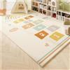 AUWUUA Tappeto per la sala giochi dei bambini 70x140cm, tappeto lavabile con numeri e campana, tappeti morbidi e antiscivolo per camerette dei bambini, aule, camerette per neonati, decorazioni