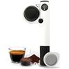 Handpresso Pump 48257 Macchina espresso portatile e manuale per cialde ESE o caffè sciolto, Bianca