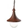 Sovil Lampara E27 Da Sospensione Soffitto Lampada In Alluminio Per Esterni - Ruggine