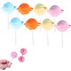 Jeeeun Silicone Lollipop Ice Pop Molds, 2026 New DIY Creative Frozen Treat Mold for Summer Parties, Reusable Food-Grade Sphere Popsicle Maker for Home (8pcs)