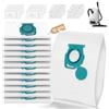 Biigdan 12 Sacchetti Aspirapolvere compatibili con Miele TU Guard L1, S1, CO M1 | S8380 - Grande Capacità, Ricambi, Accessori + 6 Set Filtri