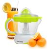 Innoliving Spremiagrumi Elettrico INN-703, con Contenitore Graduato 700 ml, Potenza 40W, Coperchio di Protezione e Rotazione Bidirezionale, Lavabile in Lavastoviglie