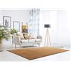 ATTICGO Tappeto lavabile a pelo corto Loft - Rettangolare - Fibra sintetica - Tappeto per soggiorno e camera da letto, stile Liscio - Rame Liscio - 200x290 cm