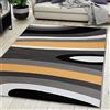 Carpeto Rugs Tappeto Moderno Salotto Grigio 200 x 300 cm a Pelo Corto