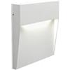 Sovil Faretto Segnapassi a Semi Incasso da Esterno a LED Grande Sovil Geo Square Bianco