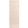 TESSO LIVING Tappeto Passatoia Beige 80x200cm - Pelo Corto Extra Morbido | Certificato OEKO-TEX - Sicuro bambini e animali - Adatto a pavimento riscaldato - Frange, design belga - Solo aspirapolvere