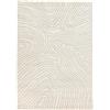 RugVista Chaima, Tappeto, Moderni, 140 x 200 cm, Rettangolare, Pelo medio, Lavabile solo a secco, oeko_tex_100, Bianco crema/Beige