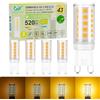 GY Lampadina LED G9 Dimmerabile 2700K, 3,2W Sostituisce 43W, 520 Lumen, Lampada LED G9 Flicker-Free, Risparmio Energetico, Mini Lampadina per Interni, Non Fluttuante, Set 5 Pezzi