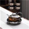 UGIENRHV Teiera Nuovo Alto Valore Set Da Tè Ceramica Piano Cottura Elettrico di Ratto Coda di Ratto 4 Tazze Con Filtro Casa Reception Scrivania