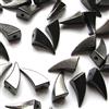 Rubyca 17 mm drago artiglio Spike e borchie in metallo della vite macchie leather-craft DIY punk pelle vestiti, Gunmetal, 30 PCS