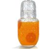QLoztyse Caraffa da comodino vintage e set in vetro - Caraffa per acqua da comodino e vetro con tazza, brocca in vetro da 14 once e tazza da 5 once per decanter da tavolo