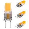 LEDLOCLB 5W GY6.35 LED Lampadine In Cristallo Di Silicone AC/DC 12V 1508 Nessuno Sfarfallio Bianco Caldo Freddo Sostituisci Alogena 35W 2PCS,Luce Naturale,5W AC/DC 12V -4pz