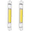 YGFADH 30W Lampadina R7S LED 118mm Dimmerabile, Lampadine LED 118mm Bianco Freddo 6000K, LED lampadine sostituisce la lampadina alogena 300W/3000LM, AC 220-240V, Confezione da 2