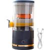 Generic Spremiagrumi elettrico - Pressa automatica per frutta, estrattore di succhi | Frullatore portatile da 7,4 V, spremiagrumi per arancia e lime, contenitore facile da pulire per succo fresco, pompelmo