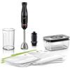 Bosch Serie 4 , Frullatore a immersione, ErgoMaster, 1000 W, Nero, antracite MSM4B6V2 (Bosch MSM4B6V2 Stabmixer ErgoMaster Se)