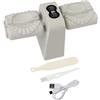 Zenllihome Macchina elettrica per ravioli e macchina automatica per gnocchi con doppia modalità, dispositivo portatile per modellare pasta e potsticker, strumento per pressare ravioli con sigillatura facile per