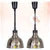 Aocay Lampada Riscaldante Cucina Professionale, 250W Lampade Scaldavivande Cucina Regolabile, Lampada Riscaldante Alimenti per Ristorante, Hotel a Buffet(A-25cm, 2 Pezzi)