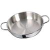 Metalsomma Tegame acciaio inox Metalsomma 2 manici cm 16 dune [METALSOMMA ]
