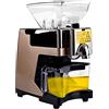 TreeSouth Pressa per Olio Completamente Automatica Macchina Piccolo Frantoio Multifunzione Intelligente per Uso Domestico, Spremitura A Caldo EA Freddo, Resa in Olio ＞95%, 36x16x36 Cm