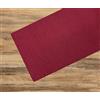 Tata Home Tappeto Cucina in Ciniglia Antiscivolo Lavabile Passatoia Multiuso Corridoio Camera Ingresso Resistente Tappeto al Metro Made in italy 52x100 cm Colore Bordeaux