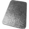 emmevi Tappeto Bagno Morbido Assorbente Antiscivolo Soffice Camera Letto mod.IBISCO (A) 60x120 GRIGIO
