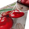 ANRO Tappeto da Cucina Passatoia Tappeto Cucina Lavabile Antiscivolo Ciliegie Lavabile 240 x 52cm