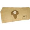 vhbw 5x sacchetto compatibile con Parkside PWD 12 A1, PNTS 1300 F5, PWD 20 B2, PWD 12 B1 aspirapolvere - carta, 58,5cm x 25,4cm Marrone