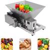 QRANSEUYXY Macinino elettrico per frutta, 4 l, 60 W, 75 giri/min, per frutta, pane, zucchero bruno, spremimele, tritatutto