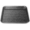 NAMAI - Teglia Forno Quadrata, 35CM x 35CM, Alluminio Antiaderente, Adatta In Lavastoviglie, Effetto Pietra, Teglie Per Pizza, Made In Italy (35cm x 35cm)