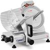 Royal Catering - RCAM 250PRO - Affettatrice - da 0 a 12 mm - 180 W - Ø 25 cm - Dispositivo di affilatura - Serie PRO - Spedizione gratuita, per Formaggio